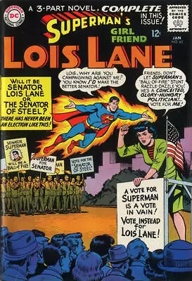 Buy SUPERMAN'S GIRL FRIEND LOIS LANE #62 G, DC Comics 1966 Stock Image • 5.53£