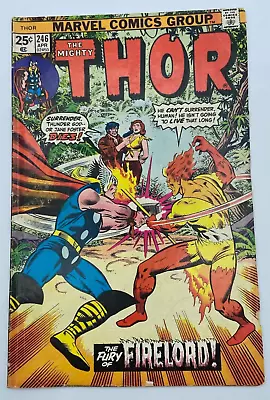 Buy The Mighty Thor Vol. 1 No. 246, Vintage 1976 Marvel Comics • 4£