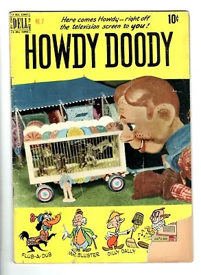 Buy Howdy Doody Vol #1 No.2 Apr-june 1950 Dell Photo Front & Back Covers Gd+ • 24.51£
