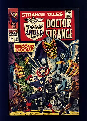 Buy Strange Tales #161 FNVF Steranko, Nick Fury SHIELD, Dr Strange, Captain America • 31.34£
