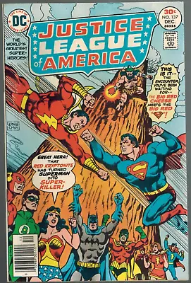 Buy Justice League Of America 137  JLA/JSA  Superman Vs SHAZAM! Fine+ 1976  DC Comic • 18.44£