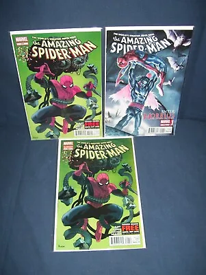 Buy The Amazing Spider-Man #699, 699 2nd Print & 699.1 Marvel Comics 2013 • 39.97£