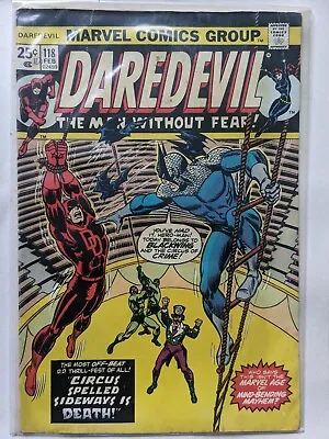 Buy DAREDEVIL #118 Marvel Comics 1975 First Appearance Blackwing  • 6£