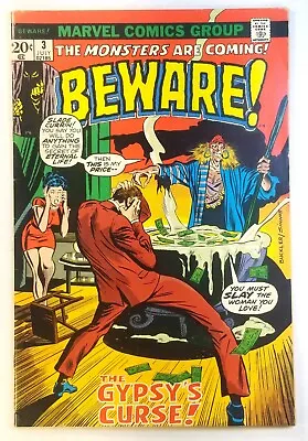 Buy BEWARE #3 MARVEL COMICS 1973 F- Mystery Tales #14 Adventures Into Terror #27 Rep • 7.90£