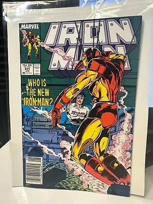 Buy Iron Man #231 Newsstand Variant Who Is The New Iron Man? Armor Wars! Marvel 1988 • 5.53£