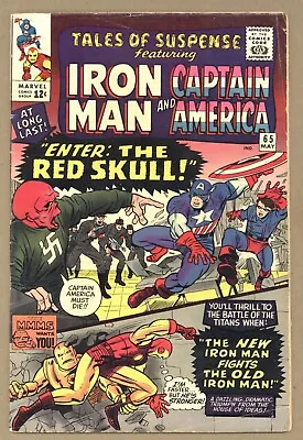 Buy Tales Of Suspense 65 VGF Iron Man Old Vs New! 1st Silver Age RED SKULL 1965 T494 • 70.72£
