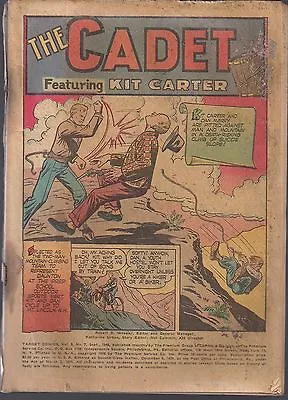 Buy Target Comics V9 #7 Novelty 1948 The Cadet & Gary Stark Adventure Tales Cvrless • 7.95£