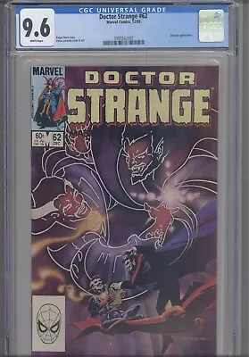 Buy Doctor Strange #62 CGC 9.6 1983 Marvel Comics Carl Potts Story & Art Dracula App • 59.09£