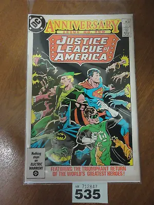 Buy #250 Anniversary Justice League Of America / DC Comics 1986  B&B • 3.95£