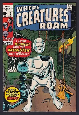 Buy Where Creatures Roam #2 Marvel 1970 Reprints Strange Tales & Tales To Astonish • 7.89£