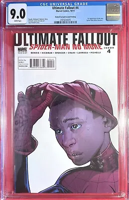 Buy Ultimate Fallout #4 1st Miles Morales Pichelli 2nd Print Variant CGC 9.0 VF/NM • 124.95£