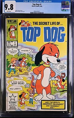 Buy Top Dog #1 ~ CGC 9.8 WHITE Pages ~ NM/M ~ 1st Appearance ~ Marvel Star (1985) • 142.19£