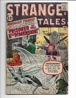Buy Strange Tales 103 - G/vg 3.0 - 1st Zemu - Human Torch (1962) • 59.96£