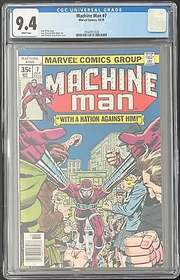 Buy Machine Man #7 Marvel Comics 10/78 CGC 9.4 • 35.98£