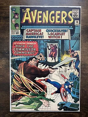 Buy Marvel Comics The Avengers #18 Vol 1 1965 VG Condition Lee Kirby • 19.99£