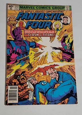 Buy Fantastic Four Marvel Comic Book No 212 Nov 1979 Sphinx Galactus & Watcher • 19.99£