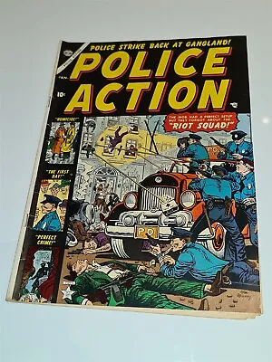 Buy Police Action #1 Vg (4.0) January 1954 Violent Art Marvel Atlas Comics** • 99.99£