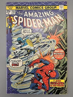Buy Marvel Comics Amazing Spider-Man #143 1st Appearance Cyclone; 1st Mary Jane Kiss • 36.05£