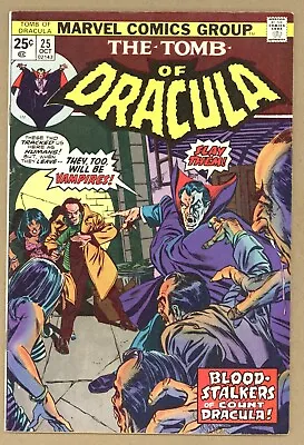 Buy Tomb Of Dracula 25 (VG) 1st App Hannibal King! Marv Wolfman 1974 Marvel X196 • 31.77£