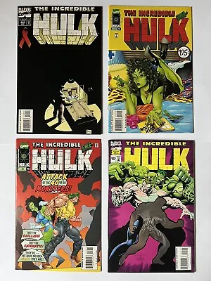 Buy Incredible Hulk #441 She-Hulk Pulp Fiction Variant Cover ‘96 & #420 AIDS Cover • 35.55£