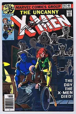 Buy Uncanny X-Men #114 VF Signed W/COA Chris Claremont 1978 Marvel Comics • 106.03£