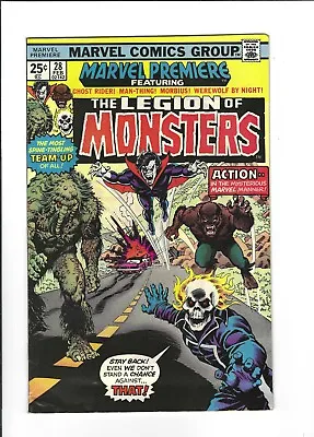 Buy Marvel Premiere #28  1st Legion Of Monsters, 7.5 VF-, Marvel • 102.73£