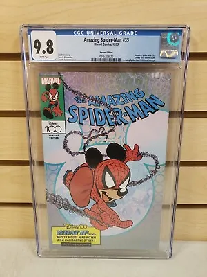 Buy Amazing Spider-Man #35 2023 Claudio Sciarrone Disney Variant Cover CGC 9.8 • 47.39£