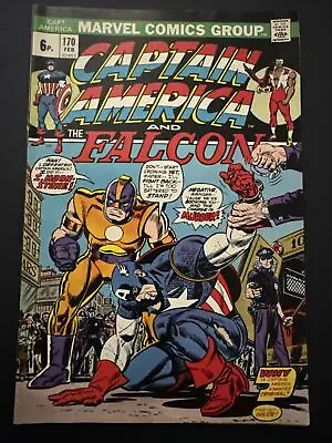 Buy Captain America #170 1st Full Moonstone Marvel Comics '74 • 12.69£