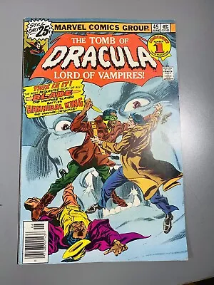 Buy Tomb Of Dracula #45 Blade Appearance, 1st Deacon Frost Vfnm 1st Print • 35.63£