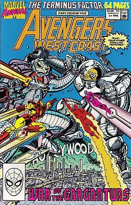 Buy Avengers West Coast Annual #5 - Marvel Comics - 1990 • 3.95£