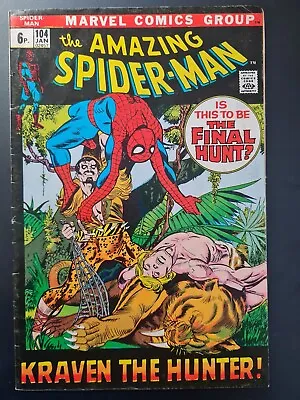 Buy The Amazing Spider-man Vol:1 104 1972 Pence Copy • 19.95£