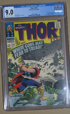 Buy Thor #132 Sept 1966  CGC 9.0 • 197.90£