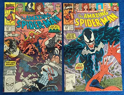 Buy Amazing Spider-man #331, 332. 1990. Marvel. Punisher! Venom! 9.8 Near Mint/mint! • 31.98£