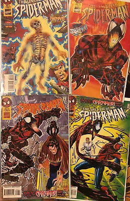Buy Amazing Spider-Man 410 Web Of Carnage 1-4 Sensational Spectacular 3 233 67 Set • 79.15£