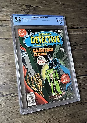 Buy Detective Comics #478 DC Comics, 1978 CBCS 9.2 OW To White Pages Batman • 79.05£