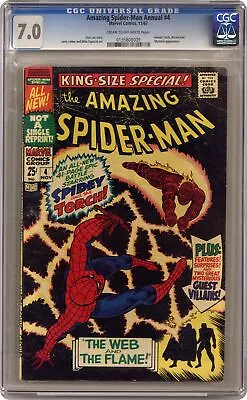 Buy Amazing Spider-Man Annual #4 CGC 7.0 1967 0135808009 • 148.11£