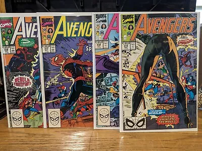 Buy Avengers 4 Book Lot Run 315 316 317 318 Marvel Comics 1990 Amazing Spiderman • 8£