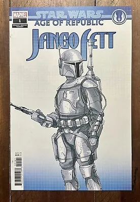 Buy Star Wars: Age Of Republic Jango Fett #1 Concept Variant Marvel 2019 • 2.67£