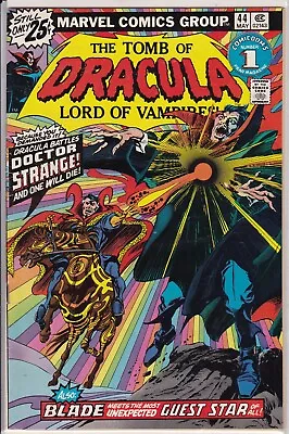 Buy Tomb Of Dracula #44 1976  7.0 Fn/vf Blade/dr Strange Apps Hot Blood Hunt Tie-in! • 25.67£