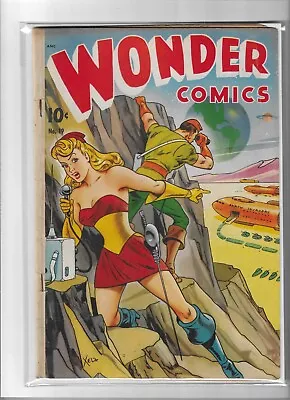 Buy WONDER COMICS # 19 Very Good [1948] Alex Schomburg Xela Cover • 675£
