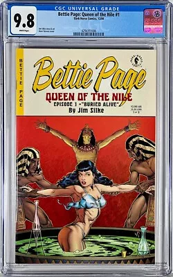 Buy Bettie Page: Queen Of The Nile (1999) #1 CGC 9.8 NM/MT • 298.75£