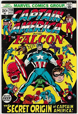 Buy Captain America (1972) #155 First Jack Monroe As Bucky Barnes Marvel Comics • 15.78£