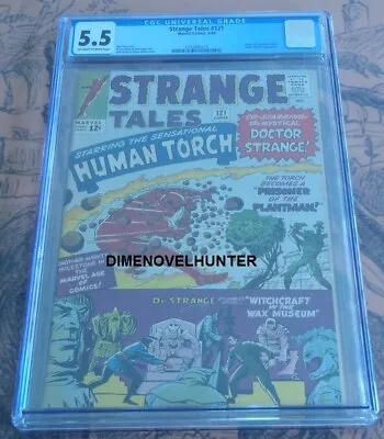Buy Strange Tales #121 Cgc 5.5 Human Torch Orgin Of Plantman Baron Mordo Stan Lee • 99.29£