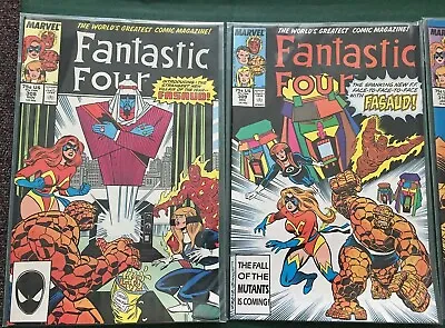 Buy FANTASTIC FOUR 308 309 310 (Ms Marvel Crystal Inhumans, First Appearance Fasaud) • 15.95£