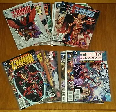 Buy Teen Titans #0-30 + #23.1 & #23.2 + Annuals Dc Kid Flash Red Robin 2012 Set (37) • 69.99£
