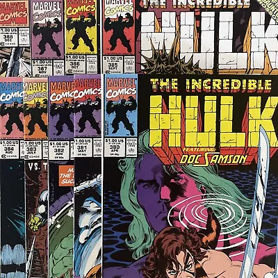 Buy The Incredible Hulk #380-388 (Marvel) Lot Of 9 Comics By Peter David • 31.53£