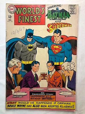 Buy World's Finest Comics 172 December 1967 Vintage Silver Age DC Superman Batman • 39.98£