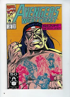 Buy AVENGERS WEST COAST # 72 (The Pacific Overlords Pt 3 HIGH GRADE, JUL 1991) VF/NM • 3.95£