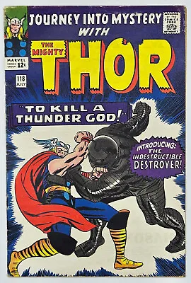 Buy Journey Into Mystery (Thor) #118 1965 5.5-6.0 FN  1st Appearance The Destroyer! • 49.09£