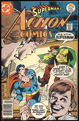 Buy ACTION COMICS #468 NM- 9.2 1977 NEAL ADAMS Cover SUPERMAN Terra-Man DC COMICS • 8.10£